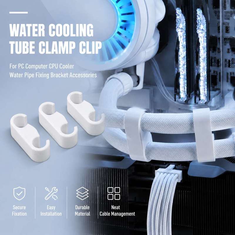 Pc Water Cooling - Abrazadera de tubo de refrigeración por