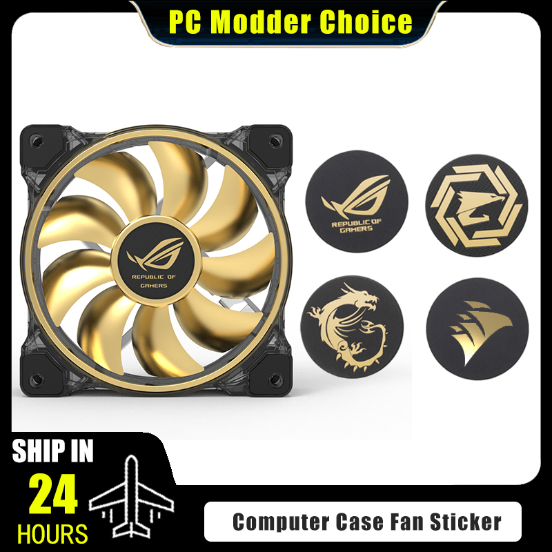 Pc Gaming Lounge - Pegatina con logotipo de ventilador de