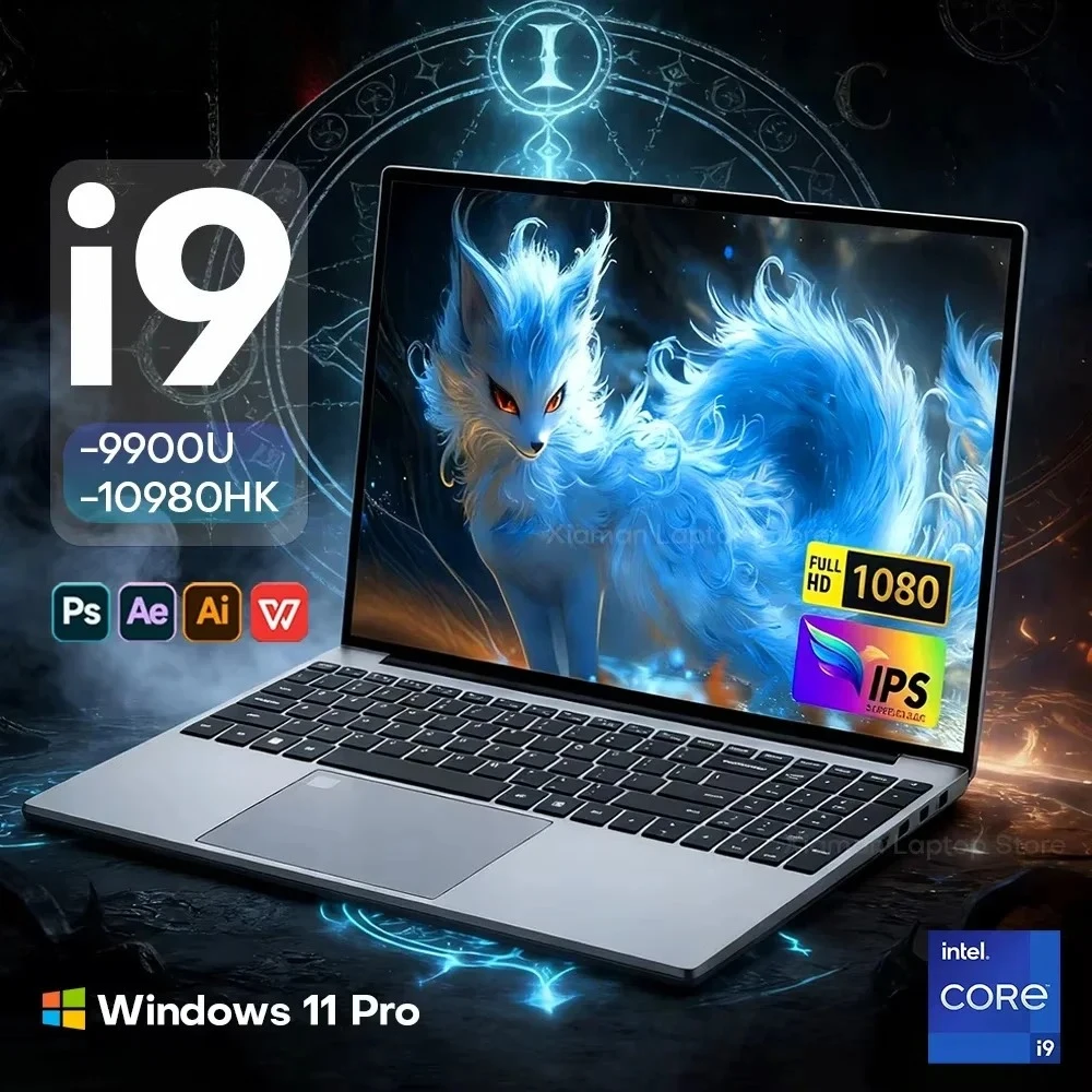 Pc Gaming Intel - Portátil para juegos ultradelgado de 15,6