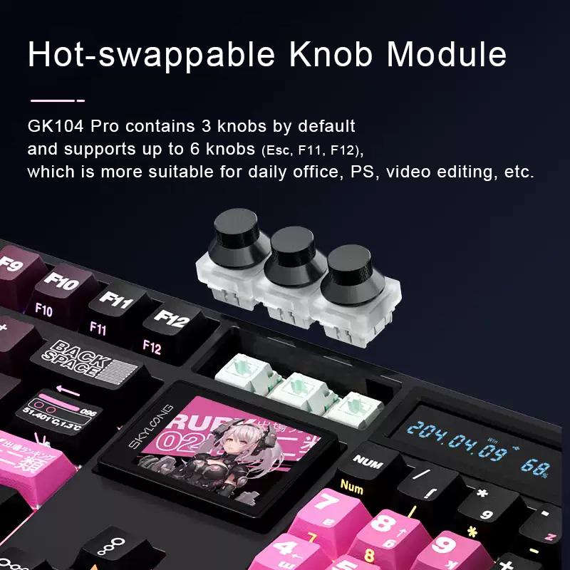 Teclado Mecánico SKYLOONG GK10 - Pc Gaming Fullset reseña y precio