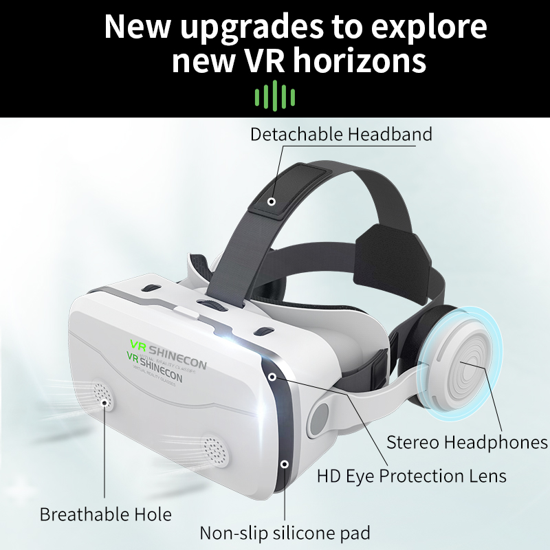 3D Viar teléfono realidad Virt - Vr Headset Pc reseña y precio