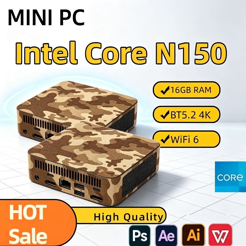 Mini PC Compacto Intel N150, C - Pc Gaming Intel reseña y precio