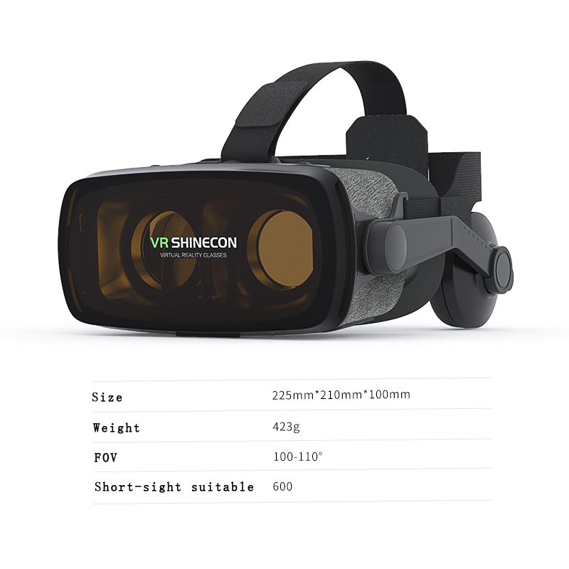 Shinecon gafas 3D VR Casque Vi - Vr Headset Pc reseña y precio