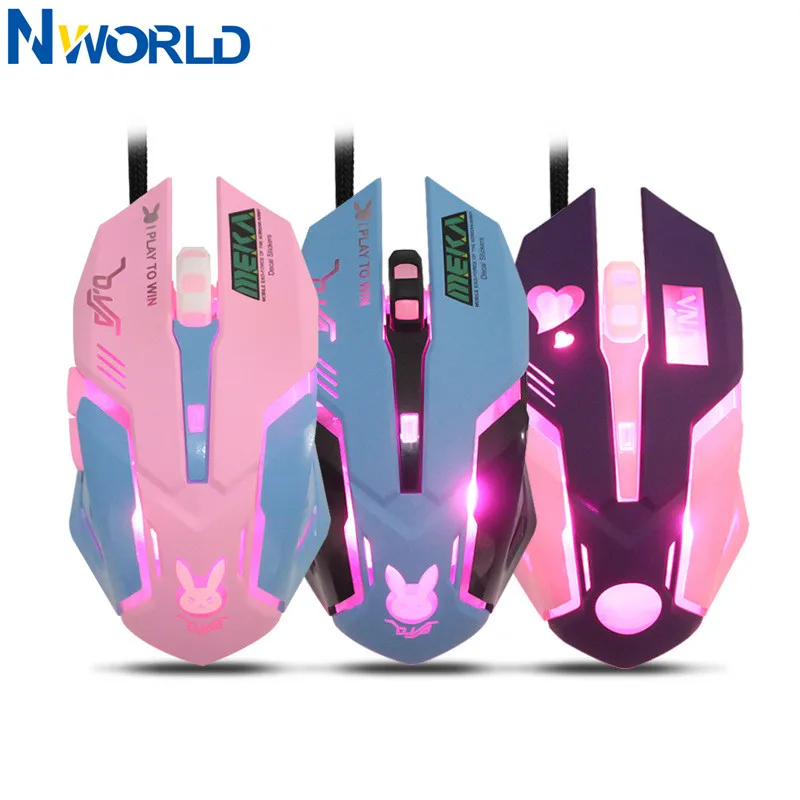 Ratón para juegos OW de 6 boto - Pc Gaming Pink reseña y precio