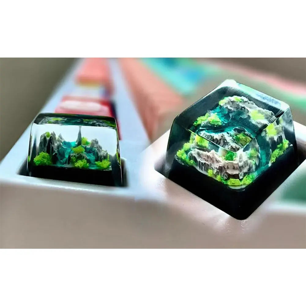 Teclas RGB de Resina Artesanal - Pc Gaming Lounge reseña y precio