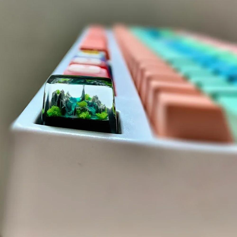 Teclas RGB de Resina Artesanal - Pc Gaming Lounge reseña y precio