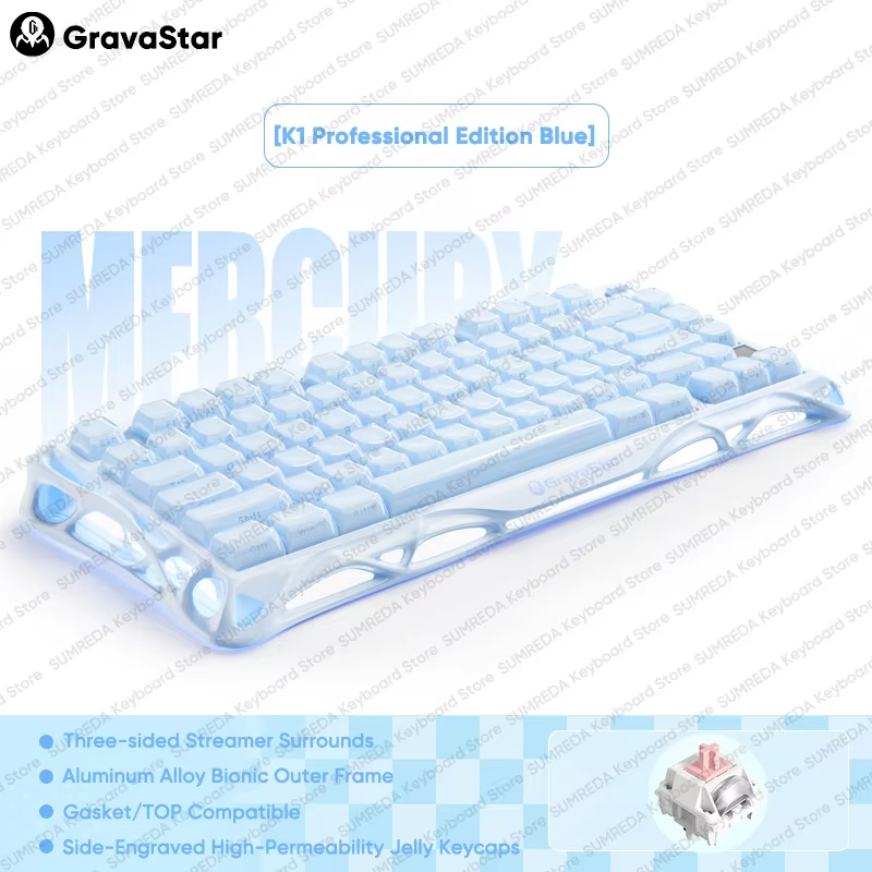 Teclado Mecánico K1 LITE JELLY - Pc Gaming Pink reseña y precio