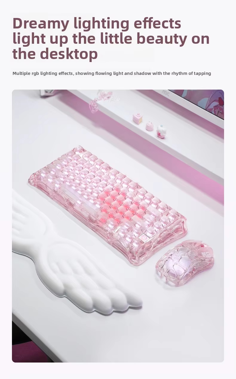 Teclado Mecánico K1 LITE JELLY - Pc Gaming Pink reseña y precio